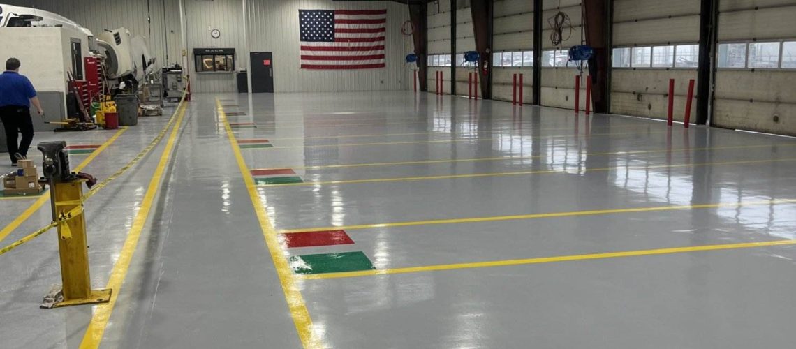 warehouse floor coatings with polyeura in Greater Oxford, MS by Memphis Coatings Company
