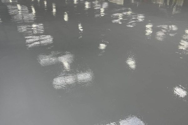epoxy floor coating for a commercial space by memphis concrete coatings