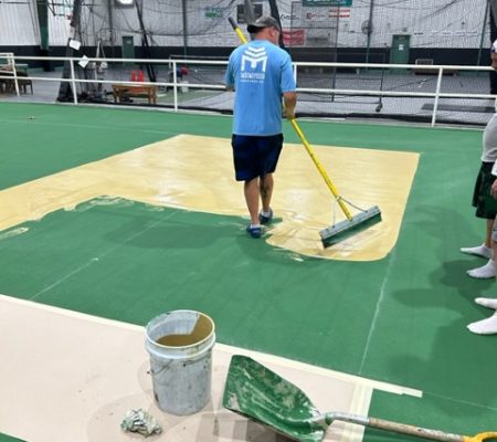 Athletic Court Resurfacing by Memphis Concrete Coatings