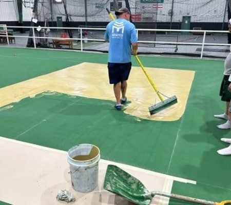 Athletic Court Resurfacing by Memphis Concrete Coatings